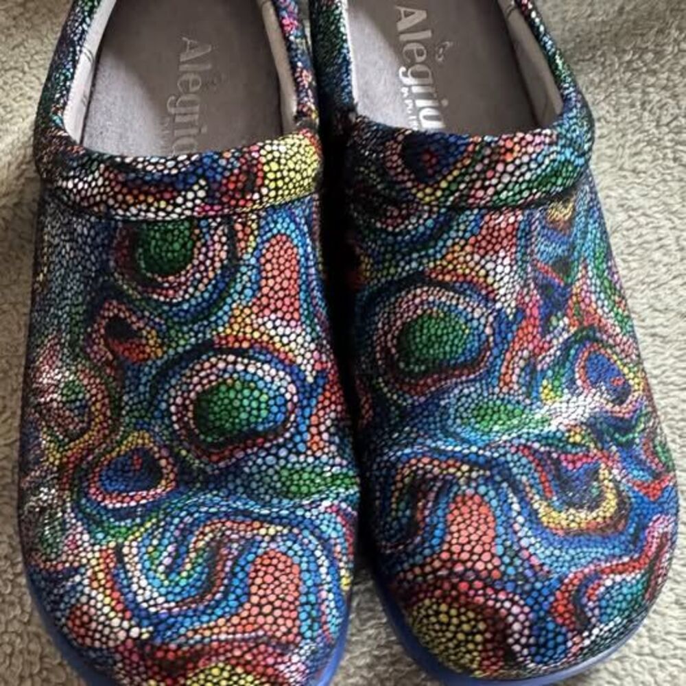 Alergia colorful comfort clogs EU 38  Women's 7.5